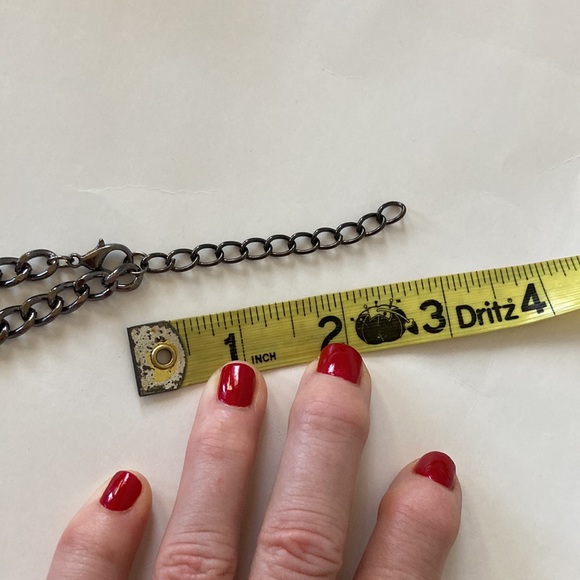 Purple Beaded Statement Necklace - Picture 9 of 10